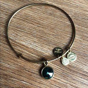 Alex & Ani emerald bracelet